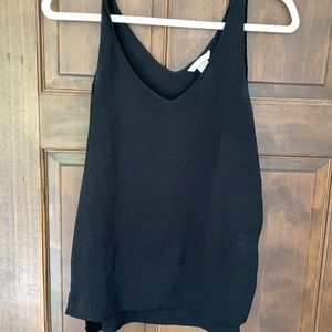 Side slit silky tank